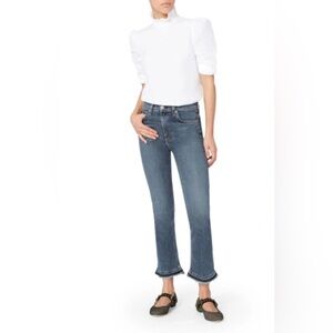 Rag & Bone Hana High-Rise Ankle Straight Jeans in Croyden Size 24